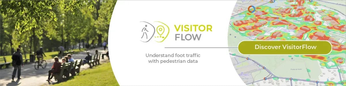 VisitorFlow to understand footfall and pedestrian flows