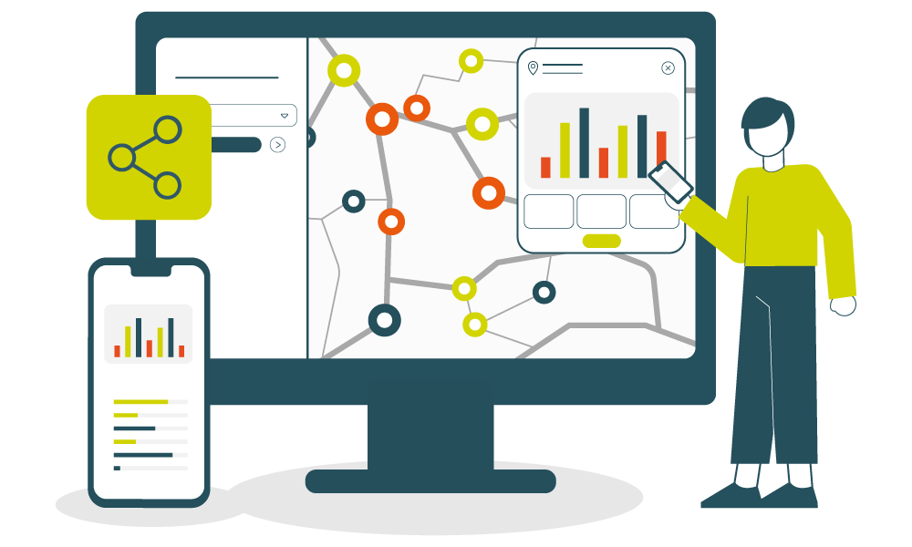 active transportation data analysis graphic