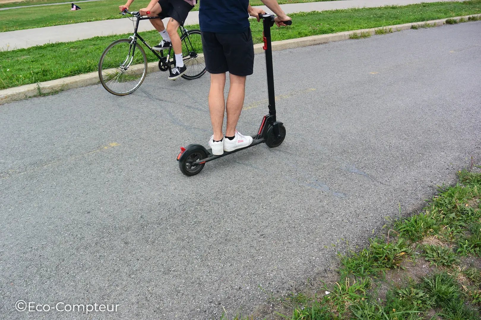 By counting bikes and scooters, you can find out who uses your facilities.