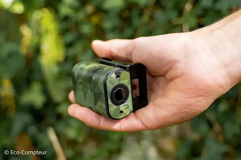 PYRO Nano's small size means it can count visitors without being spotted.