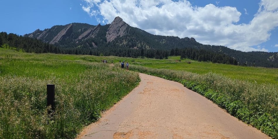 PYRO counter on the Chautauqua Trail near The Flatirons