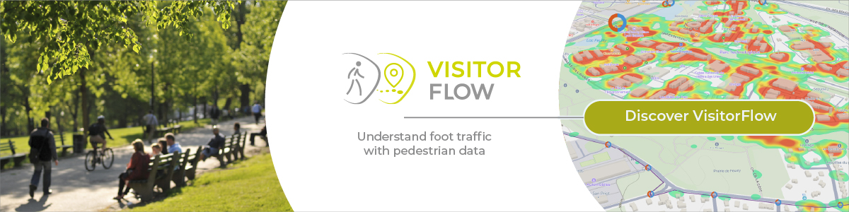 VisitorFlow, pedestrian flow analysis software